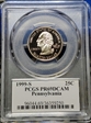 1999-S 25C Pennsylvania PR69DCAM