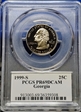1999-S 25C Georgia PR69DCAM