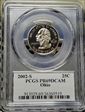 2002-S 25C Ohio PR69DCAM