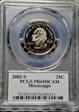 2002-S 25C Mississippi PR69DCAM