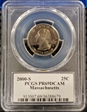 2000-S 25C Massachusetts PR69DCAM
