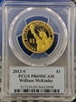 2013-S $1 William McKinley PR69DCAM