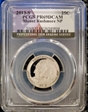 2013-S 25C Mount Rushmore NP PR69DCAM