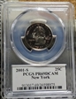 2001-S 25C New York PR69DCAM