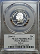 2006-S 25C North Dakota Silver PR69DCAM
