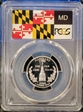 2000-S 25C Maryland Silver PR69DCAM