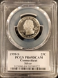 1999-S 25C Connecticut Silver PR69DCAM