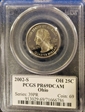 2002-S 25C Ohio PR69DCAM