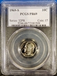 1969-S 10C PR69