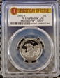 2016-S 25C Shawnee NP - Silver First Day of Issue PR69DCAM
