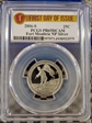 2016-S 25C Fort Moultrie NP Silver First Day of Issue PR69DCAM
