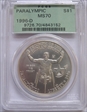 1996-D $1 Paralympic MS70