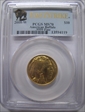 2008-W $10 Burnished Am. Buffalo  First Strike .9999 Fine Gold SP70
