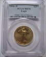2006-W $25 Burnished Gold Eagle SP70