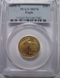 2008-W $10 Burnished Gold Eagle SP70
