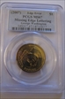 (2007) $1 Missing Edge Lettering George Washington MS67