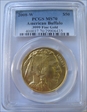 2008-W $50 Burnished American Buffalo .9999 Fine Gold SP70