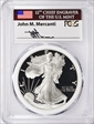 1996-P $1 Silver Eagle Mint Engraver Series Mercanti Signature PR70DCAM