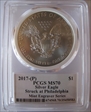 2017-(P) $1 Silver Eagle Mint Engraver Series Struck @ Philly Mercanti MS70