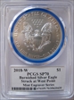 2018-W $1 Burnished Silver Eagle Mint Engraver Series Mercanti SP70