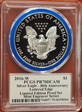 2016-W $1 Silver Eagle 30th Anniversary Lettered Edge LEPRSetMES Mercanti PR70DCAM