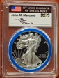2016-W $1 Silver Eagle 30th Anniversary Lettered Edge LEPRSetMES Mercanti PR70DCAM
