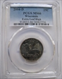 2004-D 25C Wisconsin Extra Leaf High MS66