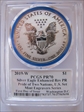 2019-W $1 Silver Eagle Enhanced Rev PR Pride of Two Nations, U.S. Set FDI WashDC Mint E.M PR70
