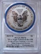 2019-W $1 Silver Eagle Enhanced Rev PR Pride of Two Nations, U.S. Set FDI Philly Mint E.M PR70
