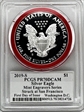2019-S $1 Silver Eagle Mint Engravers Series FDI Washington DC Mercanti PR70DCAM