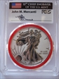 2019-S $1 Silver Eagle Enhanced Rev PR First Day of Issue - Baltimore MES Mercanti PR70