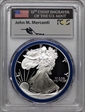 1995-W $1 Silver Eagle Mint Engraver Series Mercanti Signature PR70DCAM