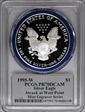 1995-W $1 Silver Eagle Mint Engraver Series Mercanti Signature PR70DCAM