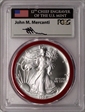 1992-(S) $1 Silver Eagle Struck at San Francisco FS Mercanti Mint Engraver MS70