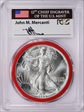 1988-(S) $1 Silver Eagle Struck at San Francisco FS Mercanti Mint Engraver MS70