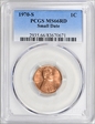 1970-S 1C Small Date MS66RD