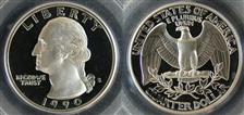 1990-S 25C PR69DCAM