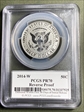 2014-W 50C Reverse Proof 50th Anniversary Set First Strike PR70