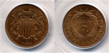 1870 2C MS64RB