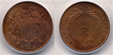 1872 2C MS64RB
