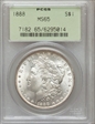 1888 $1 MS65