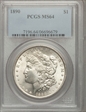 1890 $1 MS64