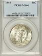1944 50C MS66