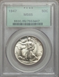 1947 50C MS65
