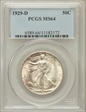 1929-D 50C MS64