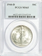 1944-D 50C MS65