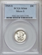 1945-S 10C Micro S MS66