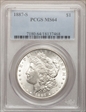 1887-S $1 MS64