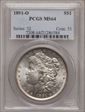 1891-O $1 MS64
