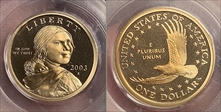 2003-S SAC$1 PR69DCAM